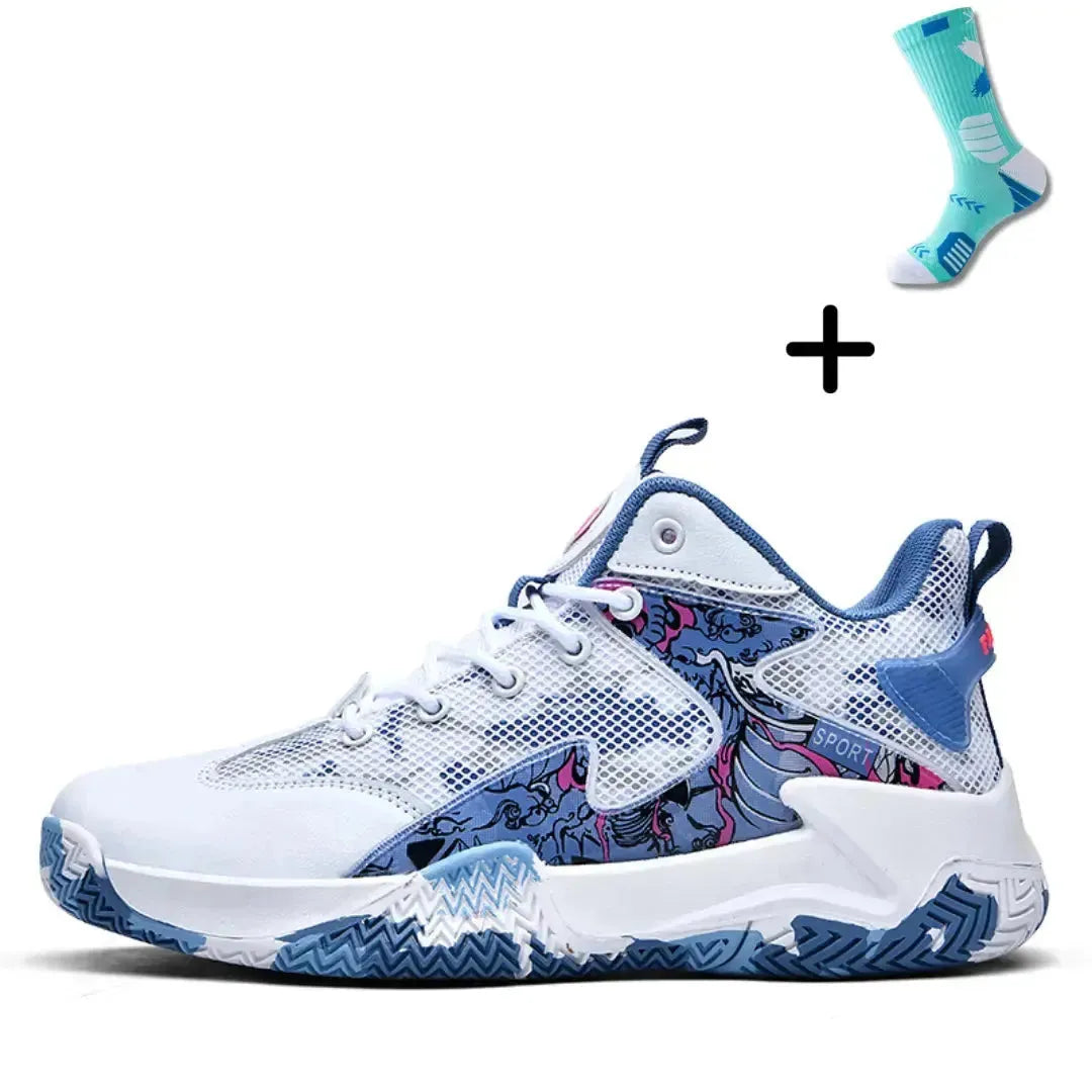 Kit Tênis de Basquete e Vôlei USE0331 + Meia Profissional - Use Conforto