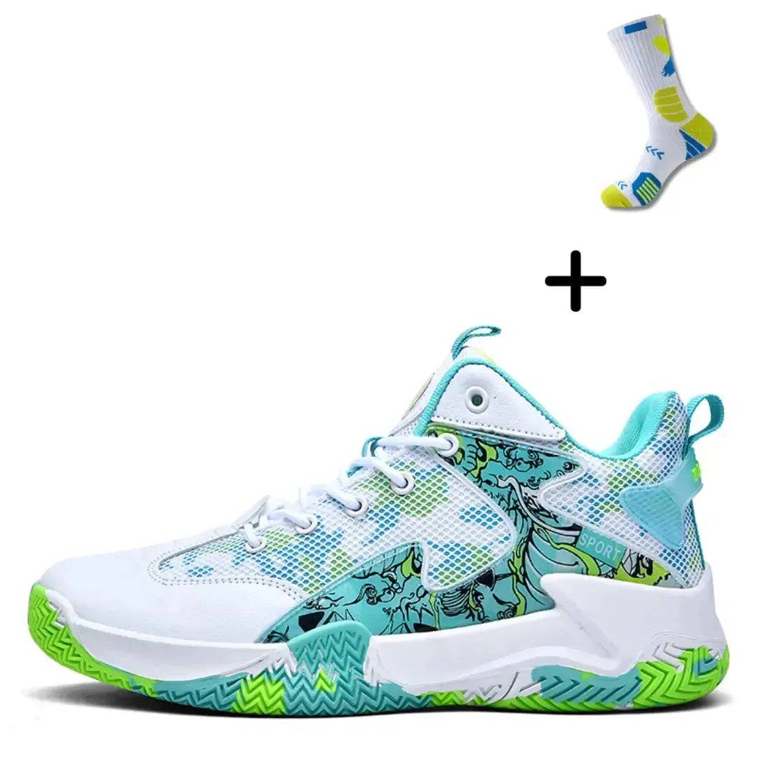 Kit Tênis de Basquete e Vôlei USE0331 + Meia Profissional - Use Conforto