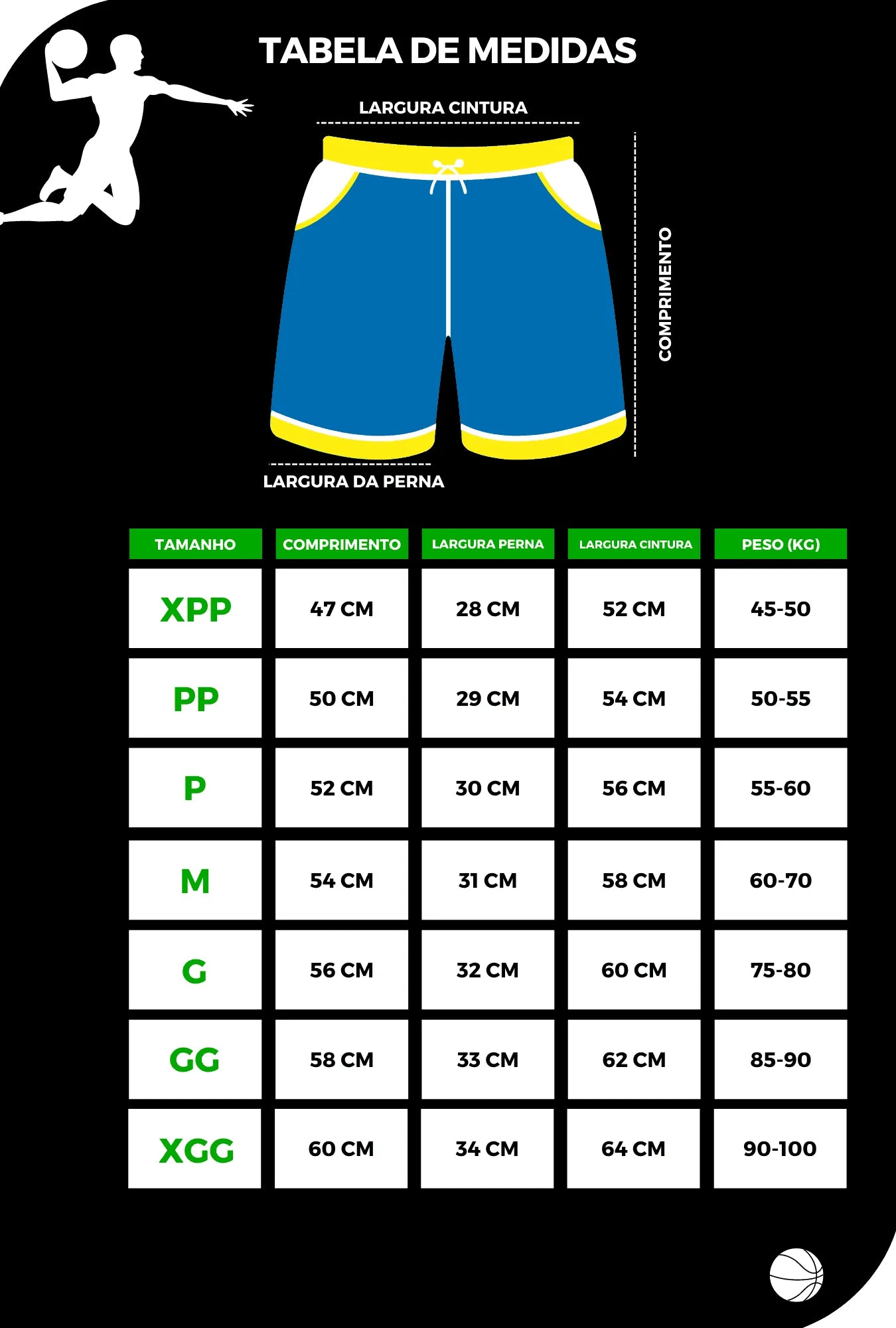 Bermuda de Basquete Masculina - Use Conforto