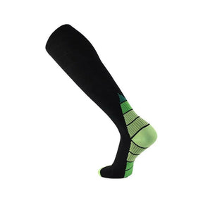 Brothock Outdoor Running pressure socks adult nylon sports socks new custom elasticity fitness stockings knee compression socks Use Conforto