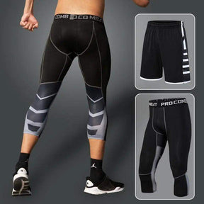 Conjunto Calça de Compressão + Bermuda de Basquete - Use Conforto