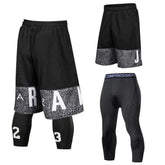 Conjunto Calça de Compressão + Bermuda de Basquete - Use Conforto