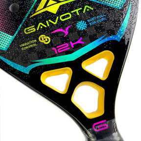 Raquete Beach Tennis - Gaivota Fibra de Carbono 12k - Use Conforto