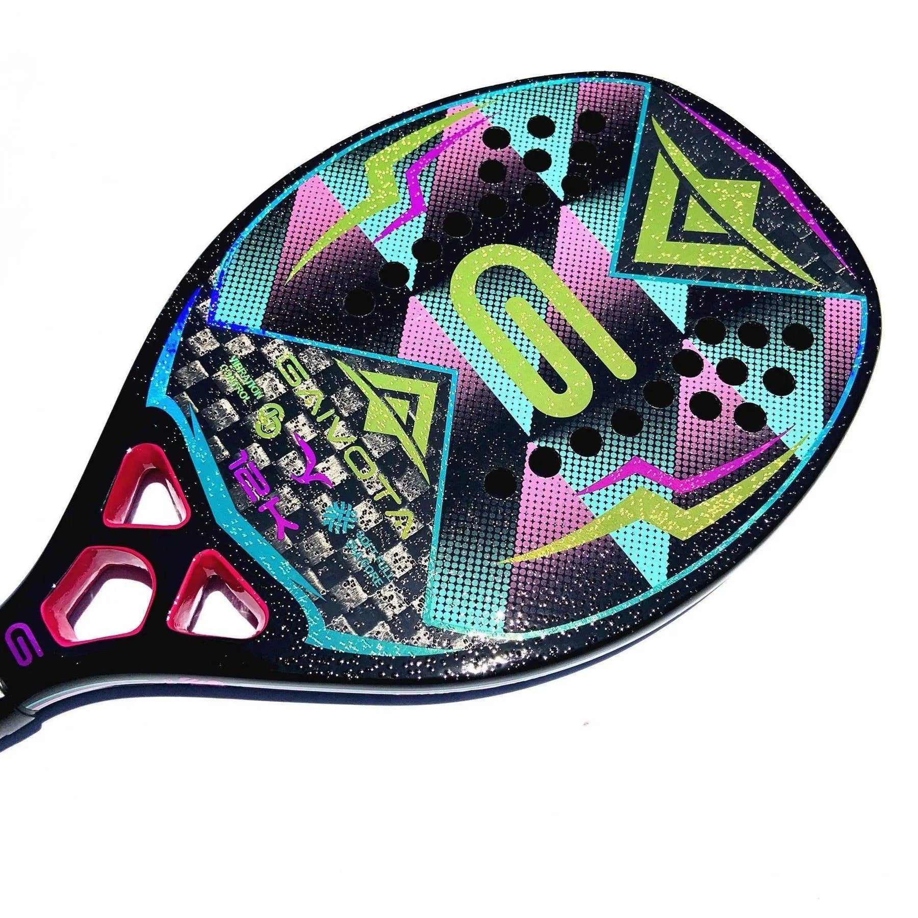 Raquete Beach Tennis - Gaivota Fibra de Carbono 12k - Use Conforto