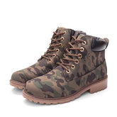 Bota Feminina de Inverno Cano Curto Camuflada - Corradini - Use Conforto