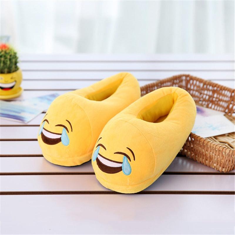 Pantufa Emoji - Ri Muito - Use Conforto