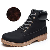 Bota Feminina de Inverno Cano Curto Preta Forrada - Corradini - Use Conforto