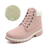 Bota Feminina de Inverno Cano Curto Rosa forrada - Corradini - Use Conforto